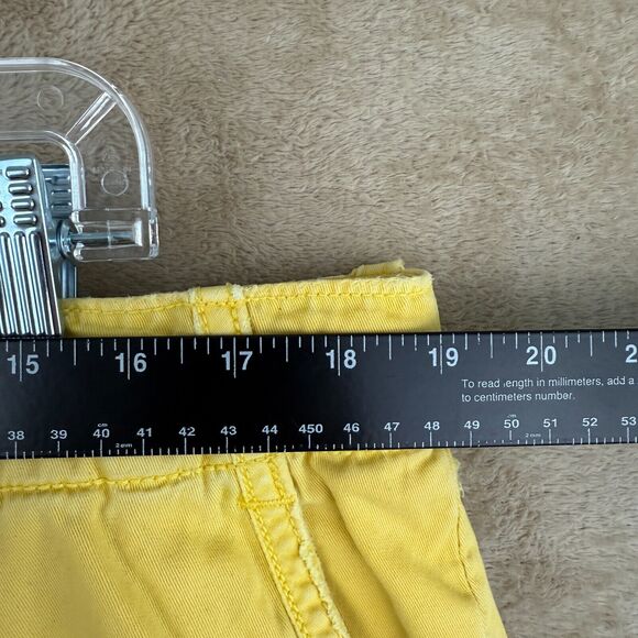 Polo Ralph Lauren Chino Shorts Mens 36 Yellow Pockets Drawstring 10" Classic - Picture 12 of 16